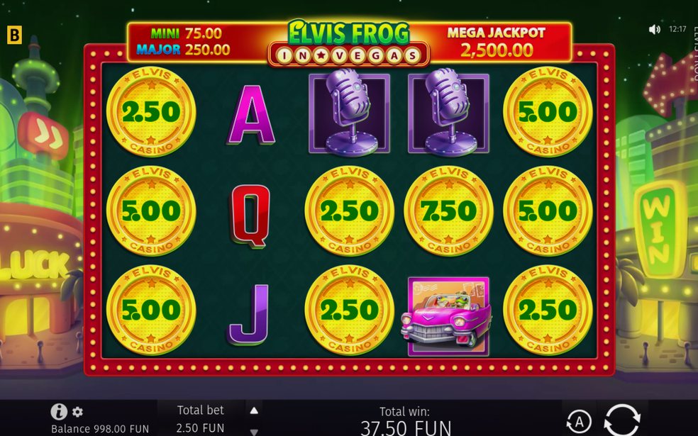 Free Spins screen with Blazing Reels merged reel