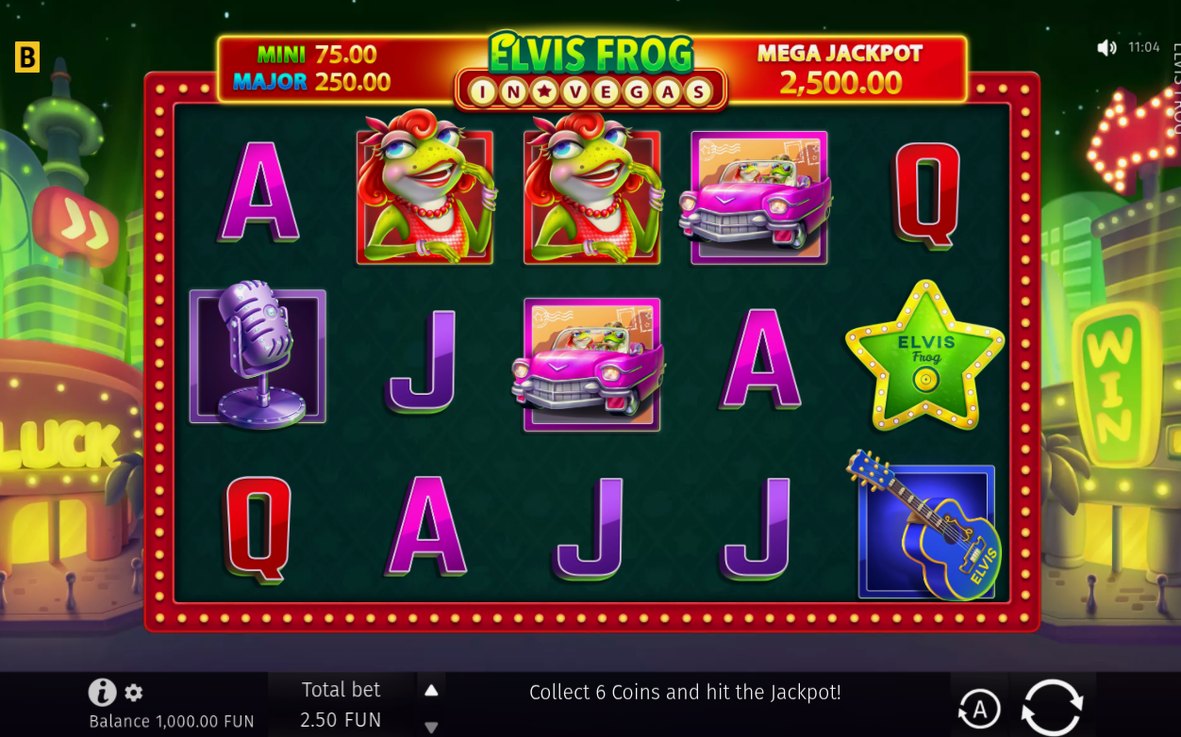 Elvis Frog in Vegas